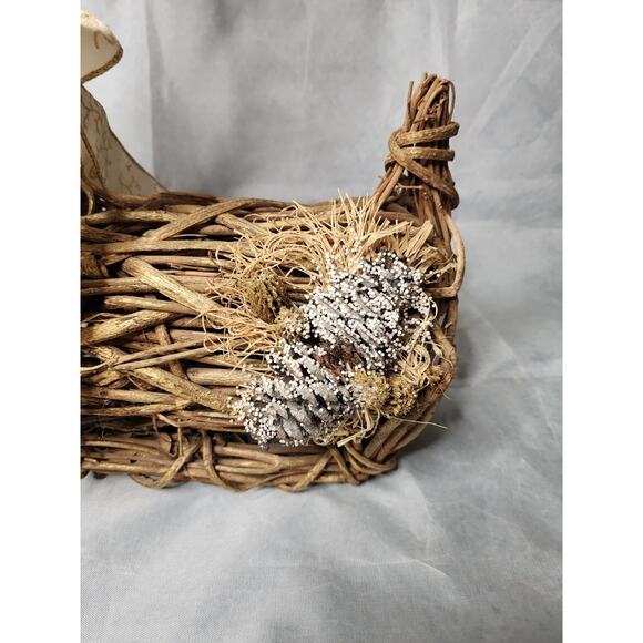 Christmas Grapevine Twig Reindeer Handcrafted Primitive Rustic Holiday Decor - Picture 3 of 10